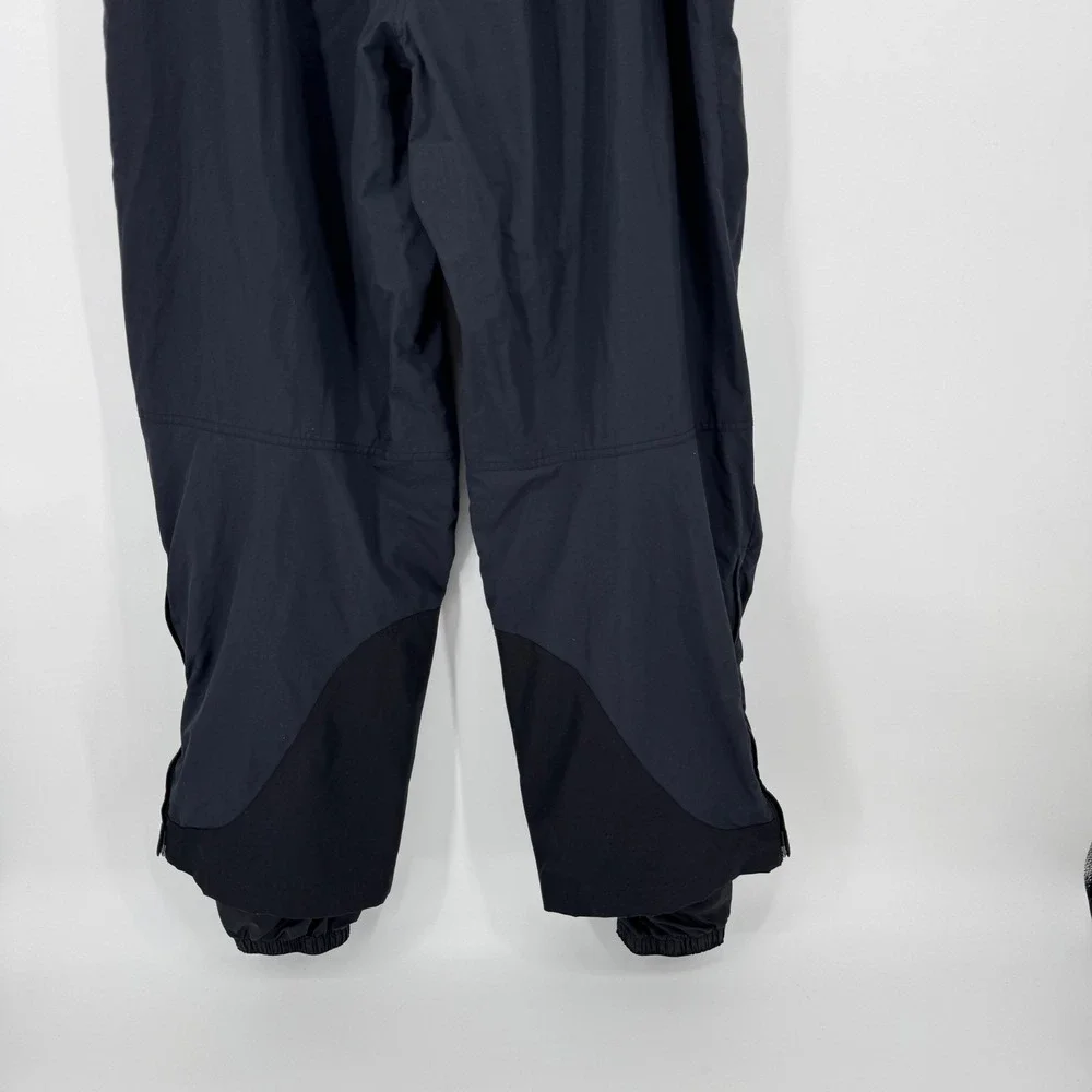 LL Bean Mens‎ Snow Pants Black Insulated Waterproof Skiing Snowboarding
